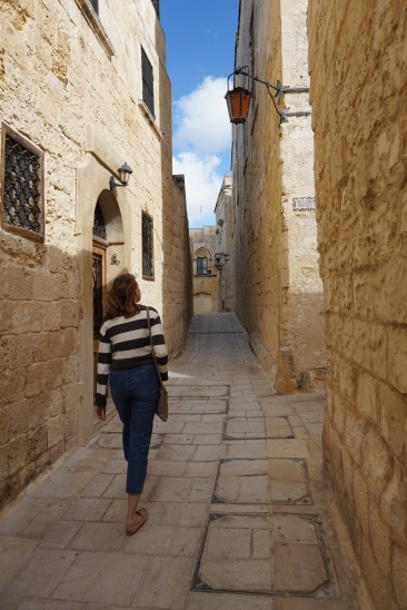 Wandering the streets of Mdina